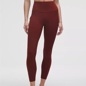 Lululemon Align High Rise Plum Pants with Pockets